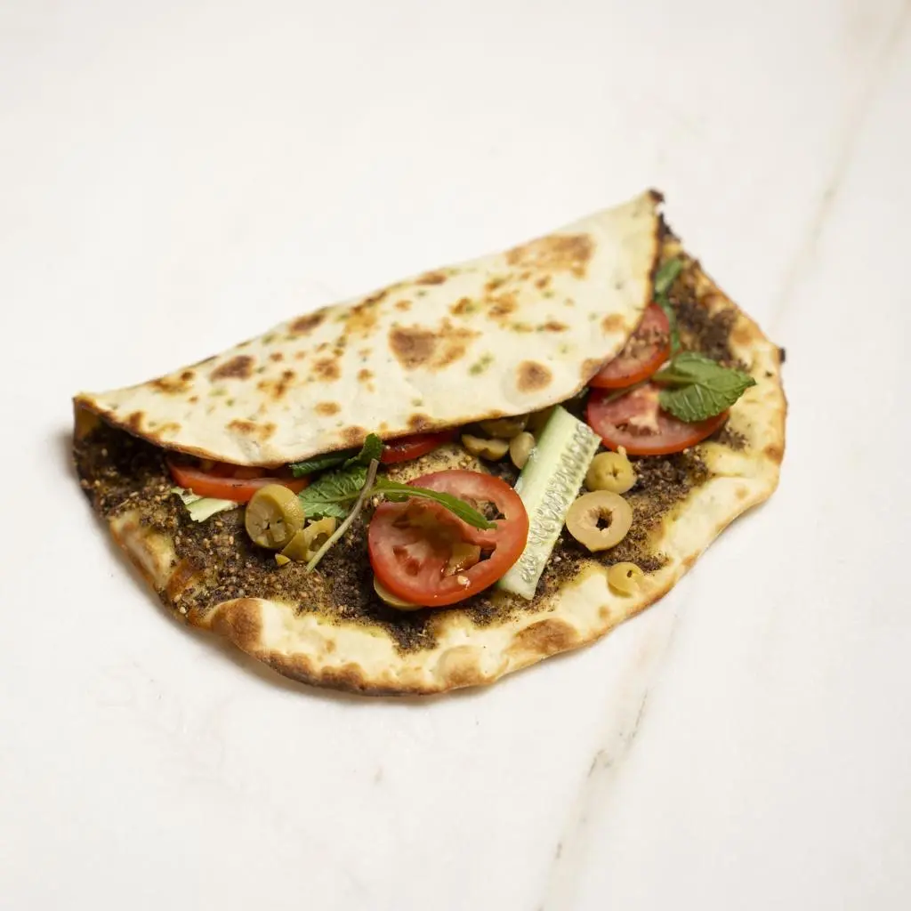 Vegetable Zaatar Mankoushe
